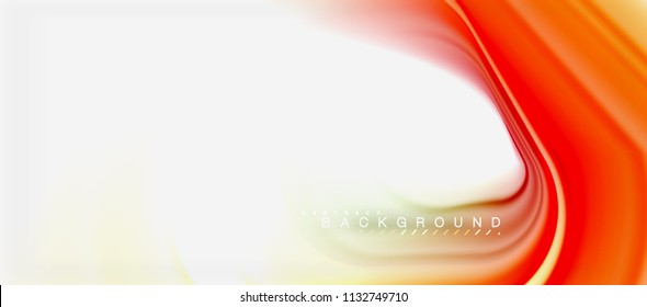Forma de giro abstracta del fluido arcoiris, diseño de colores líquidos retorcidos, fondo de textura ondulada de mármol o plástico, plantilla multicolor para presentación de negocios o tecnología o folleto web