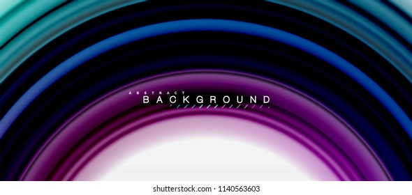 Rainbow fluid abstract swirl shape, twisted liquid colors design, colorful marble or plastic wavy texture background, multicolored template for business or technology presentation or web brochure