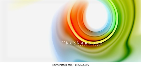 Rainbow fluid colors abstract background twisted liquid design, colorful marble or plastic wavy texture backdrop, multicolored template for business or technology presentation or web brochure cover
