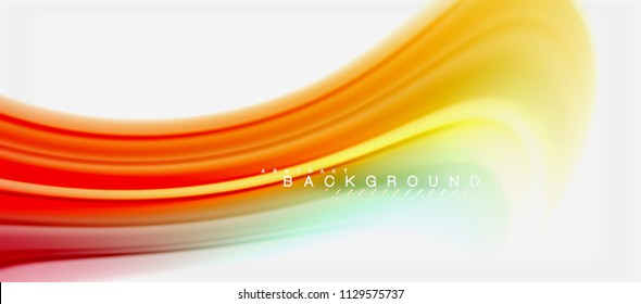 Rainbow fluid colors abstract background twisted liquid design, colorful marble or plastic wavy texture backdrop, multicolored template for business or technology presentation or web brochure cover