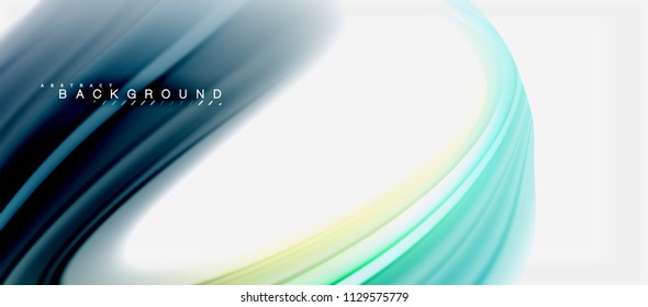 Rainbow fluid colors abstract background twisted liquid design, colorful marble or plastic wavy texture backdrop, multicolored template for business or technology presentation or web brochure cover
