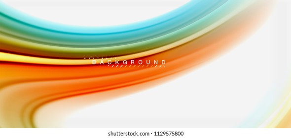 Color del fluido arcoiris diseño líquido retorcido de fondo abstracto, mármol colorido o fondo de textura ondulada plástica, plantilla multicolor para presentación de negocios o tecnología o cubierta de folletos web