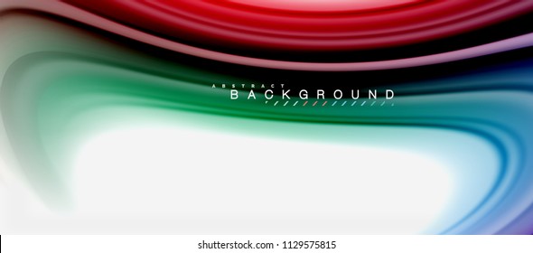Rainbow fluid colors abstract background twisted liquid design, colorful marble or plastic wavy texture backdrop, multicolored template for business or technology presentation or web brochure cover