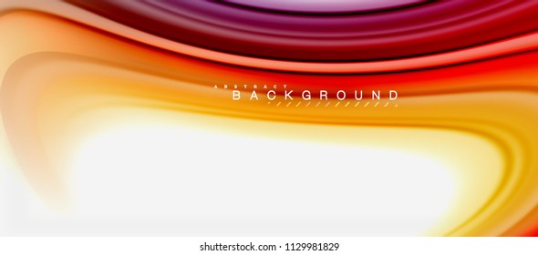 Rainbow fluid colors abstract background twisted liquid design, colorful marble or plastic wavy texture backdrop, multicolored template for business or technology presentation or web brochure cover
