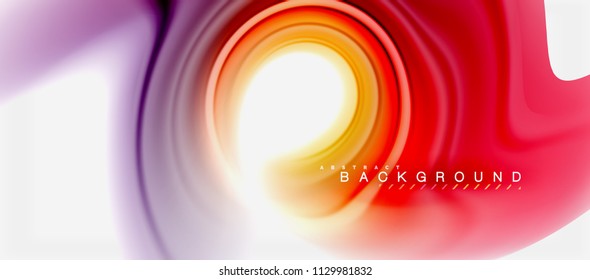Rainbow fluid colors abstract background twisted liquid design, colorful marble or plastic wavy texture backdrop, multicolored template for business or technology presentation or web brochure cover