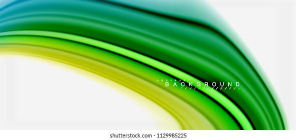 Rainbow fluid colors abstract background twisted liquid design, colorful marble or plastic wavy texture backdrop, multicolored template for business or technology presentation or web brochure cover