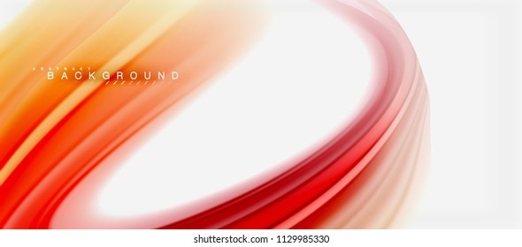 Rainbow fluid colors abstract background twisted liquid design, colorful marble or plastic wavy texture backdrop, multicolored template for business or technology presentation or web brochure cover