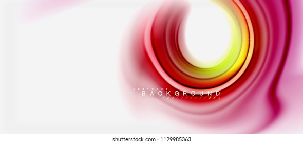 Rainbow fluid colors abstract background twisted liquid design, colorful marble or plastic wavy texture backdrop, multicolored template for business or technology presentation or web brochure cover