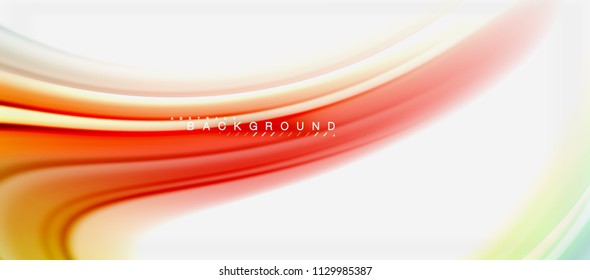Rainbow fluid colors abstract background twisted liquid design, colorful marble or plastic wavy texture backdrop, multicolored template for business or technology presentation or web brochure cover