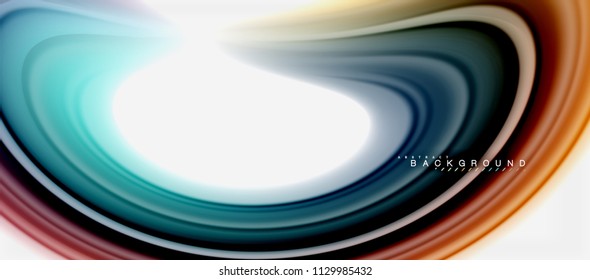 Rainbow fluid colors abstract background twisted liquid design, colorful marble or plastic wavy texture backdrop, multicolored template for business or technology presentation or web brochure cover