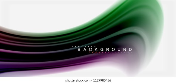 Rainbow fluid colors abstract background twisted liquid design, colorful marble or plastic wavy texture backdrop, multicolored template for business or technology presentation or web brochure cover