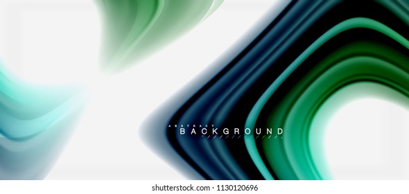 Rainbow fluid colors abstract background twisted liquid design, colorful marble or plastic wavy texture backdrop, multicolored template for business or technology presentation or web brochure cover