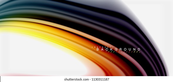 Rainbow fluid colors abstract background twisted liquid design, colorful marble or plastic wavy texture backdrop, multicolored template for business or technology presentation or web brochure cover