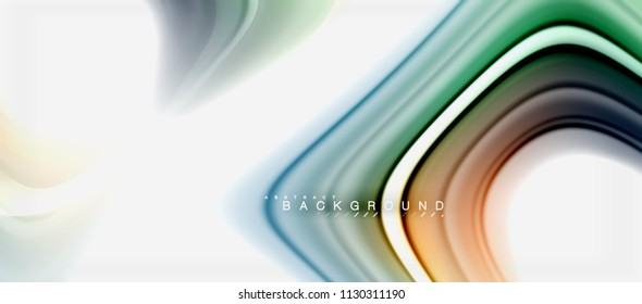 Color del fluido arcoiris diseño líquido retorcido de fondo abstracto, mármol colorido o fondo de textura ondulada plástica, plantilla multicolor para presentación de negocios o tecnología o cubierta de folletos web