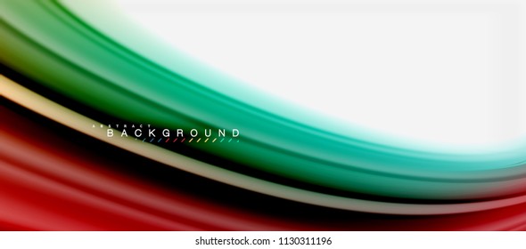 Rainbow fluid colors abstract background twisted liquid design, colorful marble or plastic wavy texture backdrop, multicolored template for business or technology presentation or web brochure cover