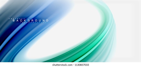 Rainbow fluid colors abstract background twisted liquid design, colorful marble or plastic wavy texture backdrop, multicolored template for business or technology presentation or web brochure cover