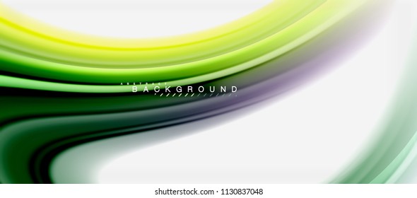 Rainbow fluid colors abstract background twisted liquid design, colorful marble or plastic wavy texture backdrop, multicolored template for business or technology presentation or web brochure cover