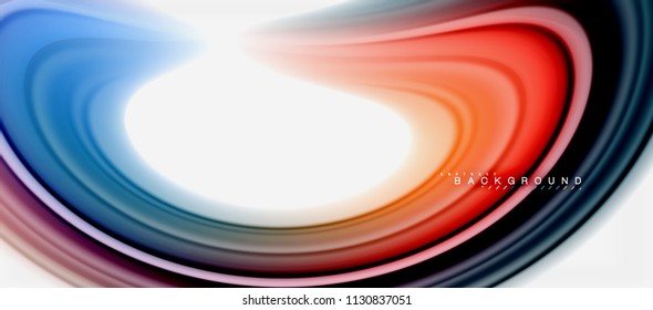 Rainbow fluid colors abstract background twisted liquid design, colorful marble or plastic wavy texture backdrop, multicolored template for business or technology presentation or web brochure cover