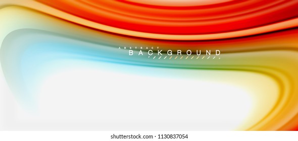 Rainbow fluid colors abstract background twisted liquid design, colorful marble or plastic wavy texture backdrop, multicolored template for business or technology presentation or web brochure cover