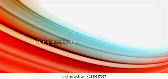 Rainbow fluid colors abstract background twisted liquid design, colorful marble or plastic wavy texture backdrop, multicolored template for business or technology presentation or web brochure cover