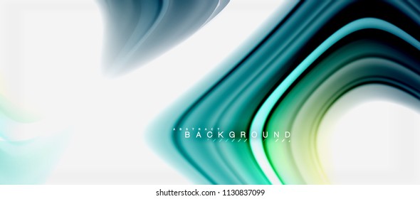 Rainbow fluid colors abstract background twisted liquid design, colorful marble or plastic wavy texture backdrop, multicolored template for business or technology presentation or web brochure cover