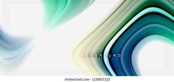 Rainbow fluid colors abstract background twisted liquid design, colorful marble or plastic wavy texture backdrop, multicolored template for business or technology presentation or web brochure cover