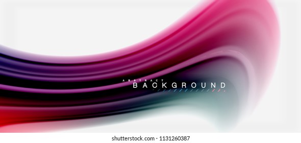 Rainbow fluid colors abstract background twisted liquid design, colorful marble or plastic wavy texture backdrop, multicolored template for business or technology presentation or web brochure cover