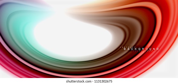 Rainbow fluid colors abstract background twisted liquid design, colorful marble or plastic wavy texture backdrop, multicolored template for business or technology presentation or web brochure cover