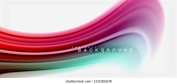 Rainbow fluid colors abstract background twisted liquid design, colorful marble or plastic wavy texture backdrop, multicolored template for business or technology presentation or web brochure cover