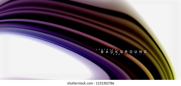 Rainbow fluid colors abstract background twisted liquid design, colorful marble or plastic wavy texture backdrop, multicolored template for business or technology presentation or web brochure cover