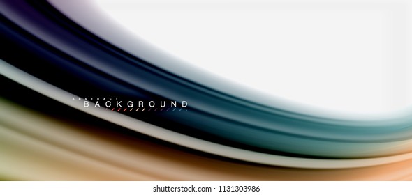Rainbow fluid colors abstract background twisted liquid design, colorful marble or plastic wavy texture backdrop, multicolored template for business or technology presentation or web brochure cover