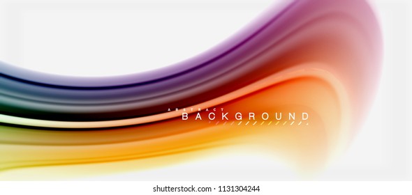 Rainbow fluid colors abstract background twisted liquid design, colorful marble or plastic wavy texture backdrop, multicolored template for business or technology presentation or web brochure cover