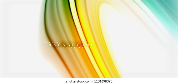 Rainbow fluid colors abstract background twisted liquid design, colorful marble or plastic wavy texture backdrop, multicolored template for business or technology presentation or web brochure cover