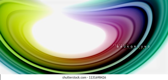 O fluido do arco-íris cores abstrato fundo torcido design líquido, mármore colorido ou fundo de textura ondulada de plástico, modelo multicolorido para apresentação de negócios ou tecnologia ou capa de brochura da web