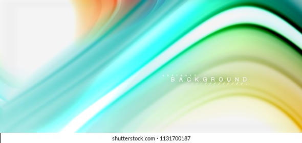 Rainbow fluid colors abstract background twisted liquid design, colorful marble or plastic wavy texture backdrop, multicolored template for business or technology presentation or web brochure cover