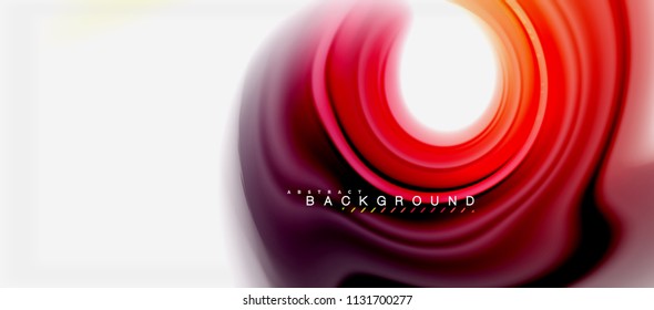 Abstrakte Farben mit Regenbogenfarben, abstrakter Hintergrund, verdrilltes flüssiges Design, bunter Marmor- oder Kunststoffhintergrund, mehrfarbige Vorlage für Geschäfts- oder Technologiepräsentation oder Webbroschürendeckel
