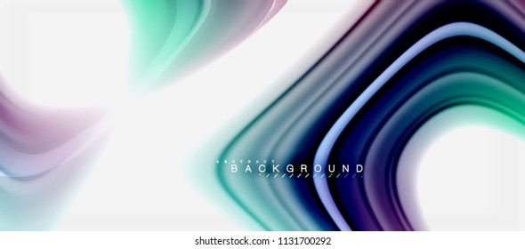 Rainbow fluid colors abstract background twisted liquid design, colorful marble or plastic wavy texture backdrop, multicolored template for business or technology presentation or web brochure cover