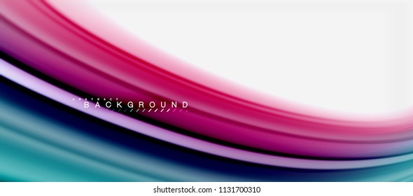 Rainbow fluid colors abstract background twisted liquid design, colorful marble or plastic wavy texture backdrop, multicolored template for business or technology presentation or web brochure cover
