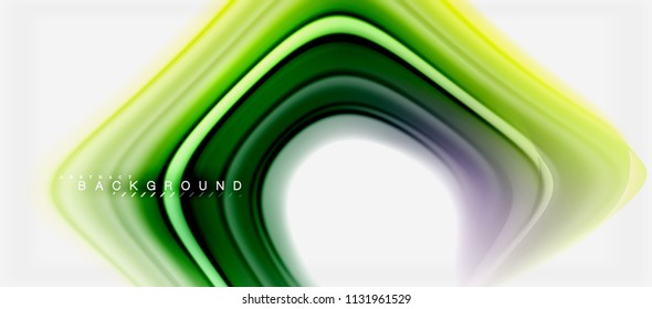 Rainbow fluid colors abstract background twisted liquid design, colorful marble or plastic wavy texture backdrop, multicolored template for business or technology presentation or web brochure cover