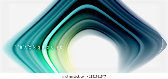 Rainbow fluid colors abstract background twisted liquid design, colorful marble or plastic wavy texture backdrop, multicolored template for business or technology presentation or web brochure cover