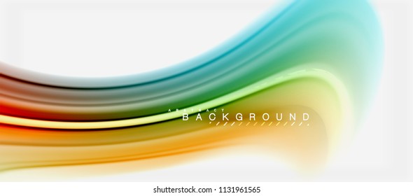 Rainbow fluid colors abstract background twisted liquid design, colorful marble or plastic wavy texture backdrop, multicolored template for business or technology presentation or web brochure cover