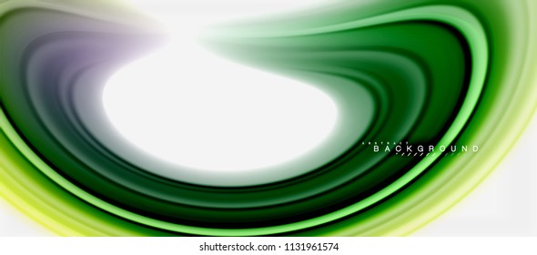 Rainbow fluid colors abstract background twisted liquid design, colorful marble or plastic wavy texture backdrop, multicolored template for business or technology presentation or web brochure cover
