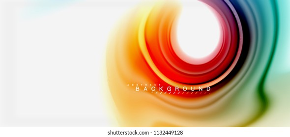 Rainbow fluid colors abstract background twisted liquid design, colorful marble or plastic wavy texture backdrop, multicolored template for business or technology presentation or web brochure cover