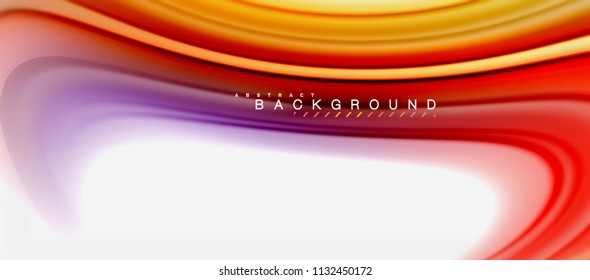 Rainbow fluid colors abstract background twisted liquid design, colorful marble or plastic wavy texture backdrop, multicolored template for business or technology presentation or web brochure cover