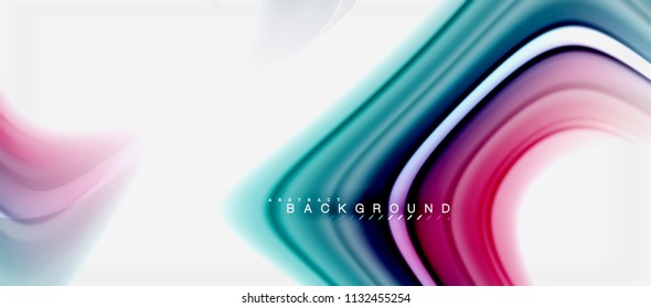 Color del fluido arcoiris diseño líquido retorcido de fondo abstracto, mármol colorido o fondo de textura ondulada plástica, plantilla multicolor para presentación de negocios o tecnología o cubierta de folletos web
