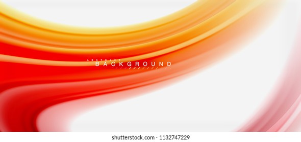 Rainbow fluid colors abstract background twisted liquid design, colorful marble or plastic wavy texture backdrop, multicolored template for business or technology presentation or web brochure cover