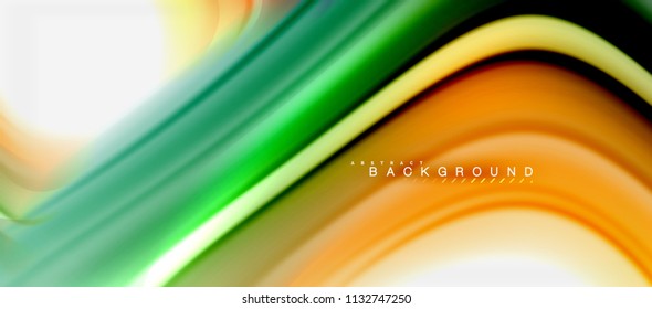 Rainbow fluid colors abstract background twisted liquid design, colorful marble or plastic wavy texture backdrop, multicolored template for business or technology presentation or web brochure cover