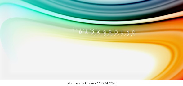 Rainbow fluid colors abstract background twisted liquid design, colorful marble or plastic wavy texture backdrop, multicolored template for business or technology presentation or web brochure cover