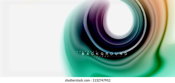 Rainbow fluid colors abstract background twisted liquid design, colorful marble or plastic wavy texture backdrop, multicolored template for business or technology presentation or web brochure cover