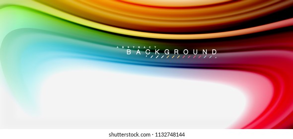 Color del fluido arcoiris diseño líquido retorcido de fondo abstracto, mármol colorido o fondo de textura ondulada plástica, plantilla multicolor para presentación de negocios o tecnología o cubierta de folletos web
